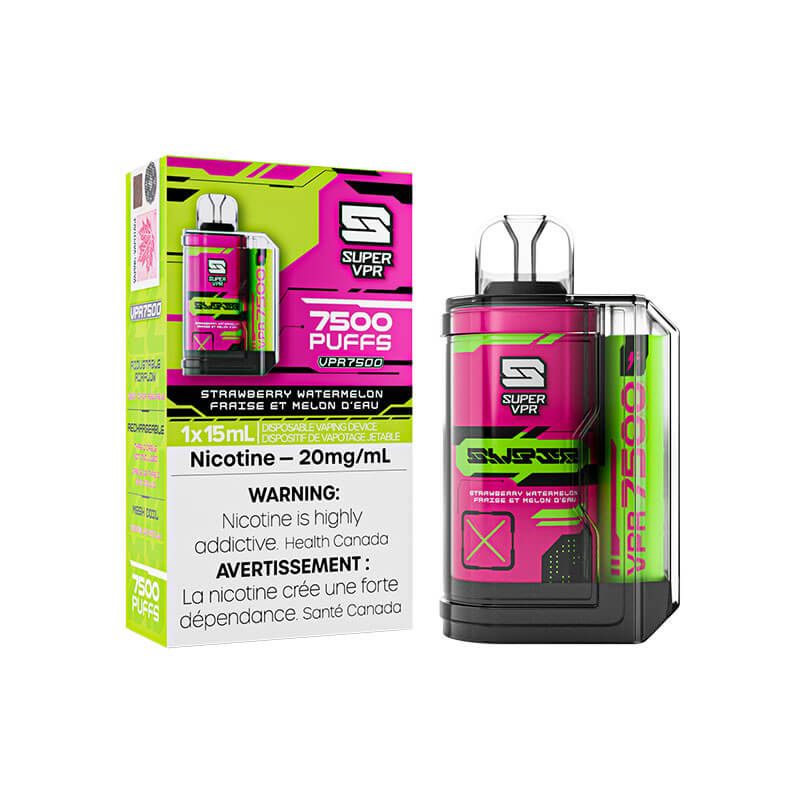 Super VPR 7500 Strawberry Watermelon Disposable Vape