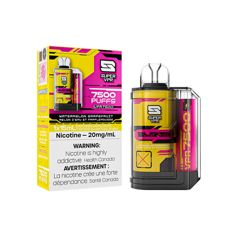 Super VPR 7500 Watermelon Grapefruit Disposable Vape