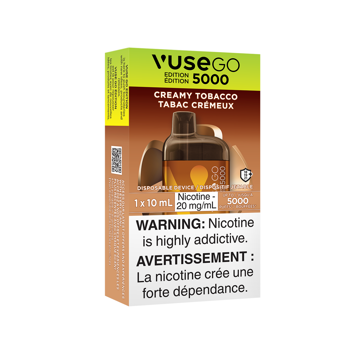 Vuse Go 5000 Edition - Creamy Tobacco, 5000 Puffs
