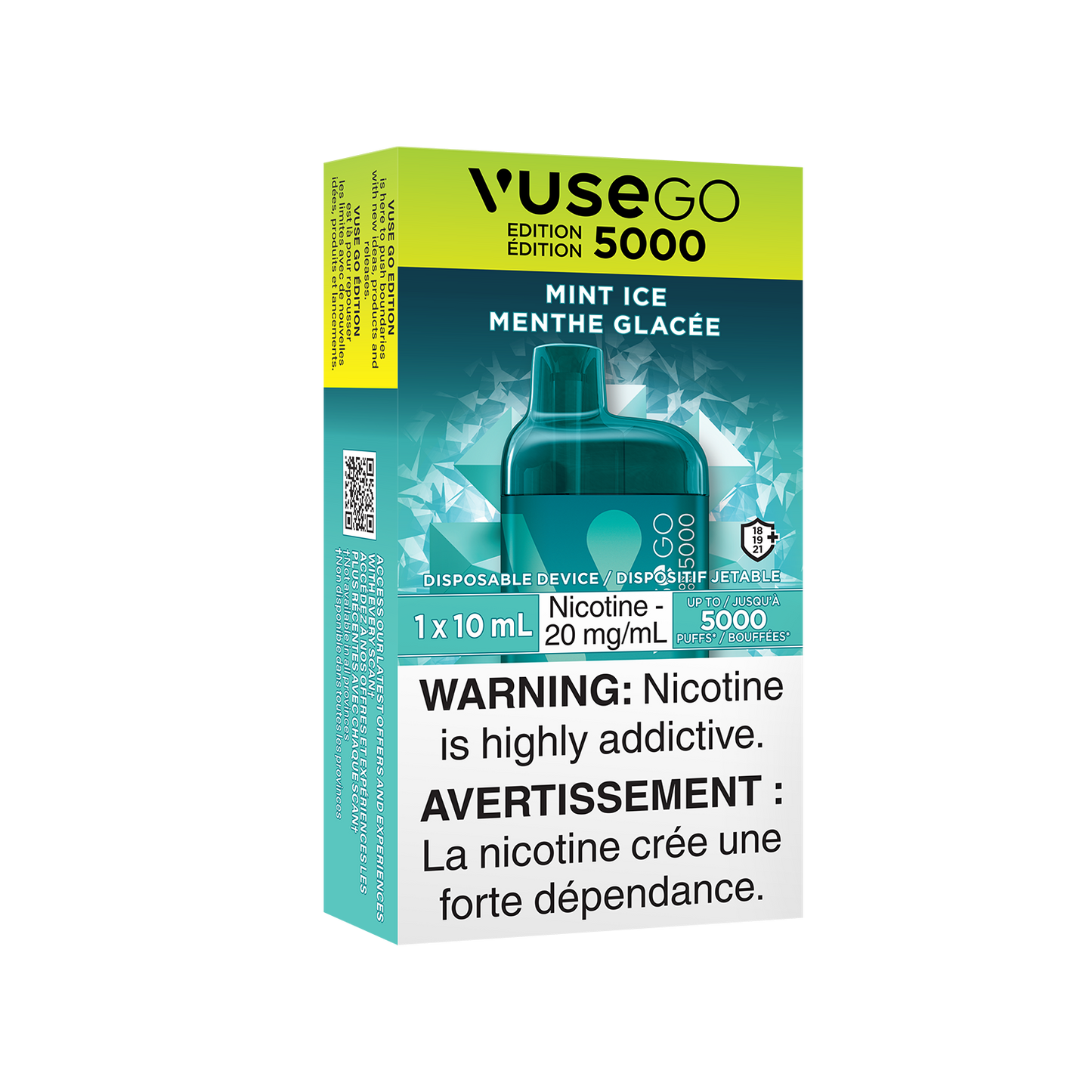 Vuse Go 5000 Edition - Mint Ice, 5000 Puffs