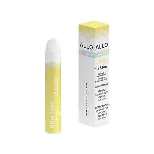ALLO 1600 Banana Ice Disposable Vape Vapeluv Vapeshop ALLO 1600 Banana Ice Disposable Vape Vapeluv Vapeshop