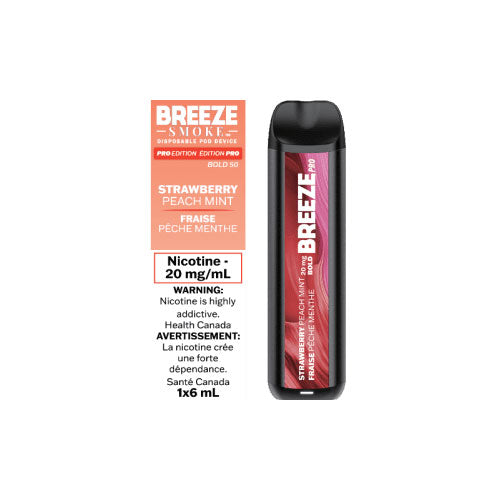 Breeze Pro Strawberry Peach Mint Disposable Vape