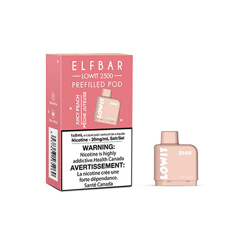 ELF BAR Lowit Juicy Peach (2500 Puffs)