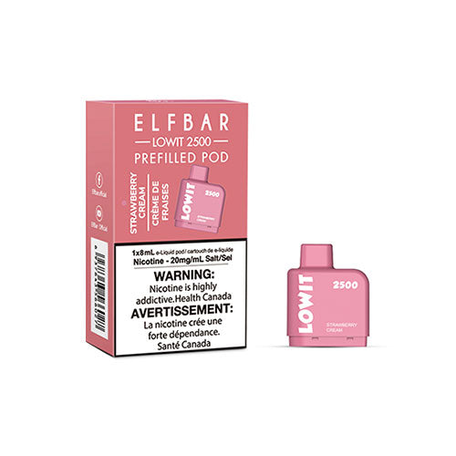 ELF BAR Lowit Strawberry Cream (2500 Puffs)