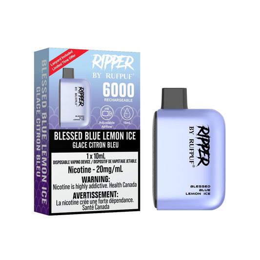 GCORE RufPuf Ripper 6000 Blessed Blue Lemon Ice