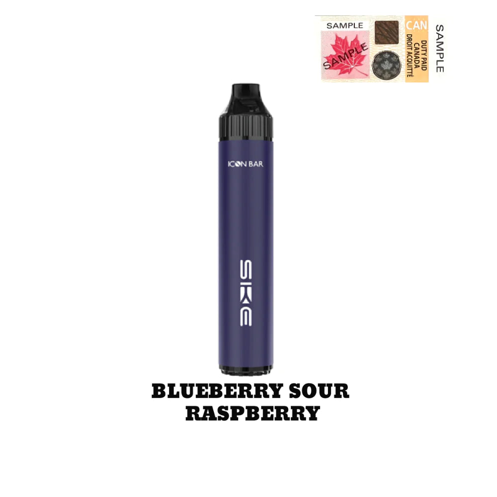 Icon Bar Blueberry Sour Raspberry Disposable Vape
