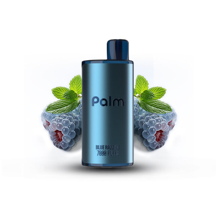 Pop Palm 7000 Blue Razz Ice Disposable Vape