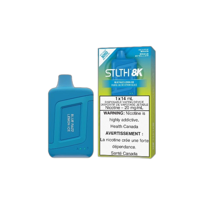 STLTH 8K Blue Razz Lemon Ice Disposable Vape