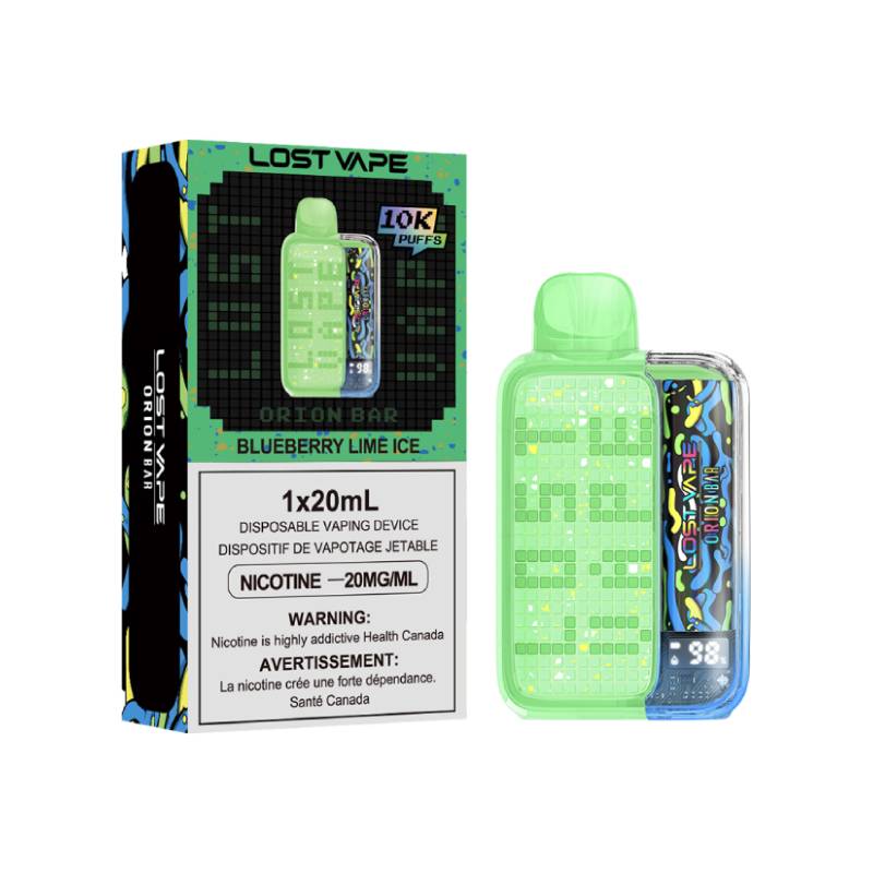 Lost Vape Orion Bar 10K - Blueberry Lime Ice, 10000 Puffs