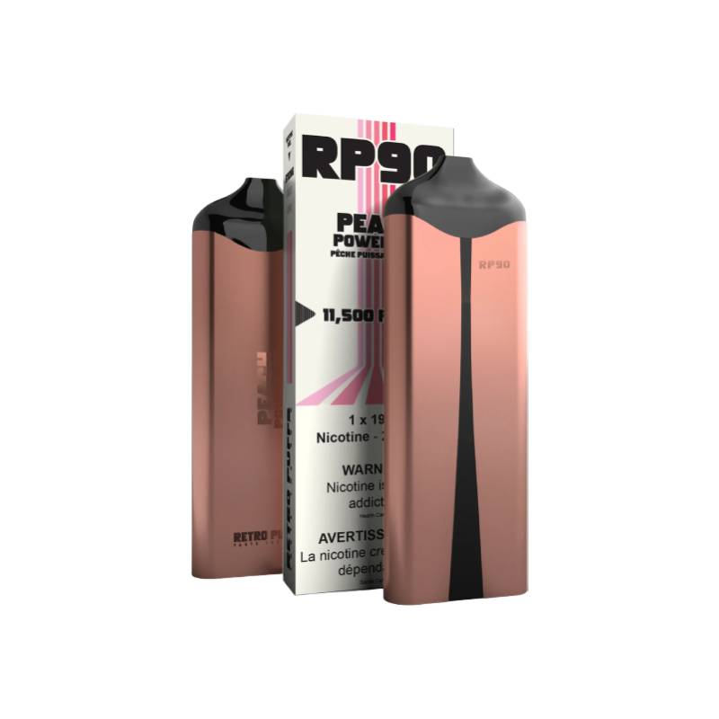 Boosted RP90 Disposable Vape - Peach Power-Up, 11,500 Puffs