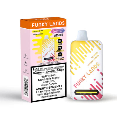 Funky Lands Vi15000 Disposable Vape - Cherry Lemon, 18ML