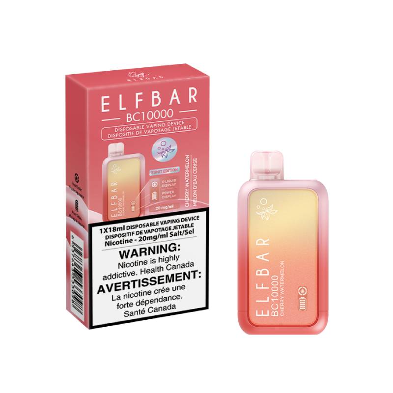 Elf Bar BC10000 Disposable Vape - Cherry Watermelon, 10000 Puffs Vapeluv Vapeshop Elf Bar BC10000 Disposable Vape - Cherry Watermelon, 10000 Puffs Vapeluv Vapeshop