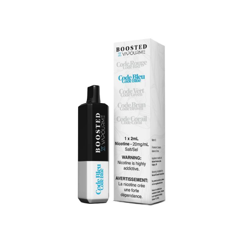 Boosted Bar Disposable Vape - Code Blue, 800 Puffs