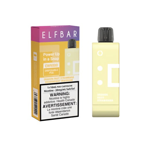 Elf Bar EW9000 Pods - Dragon Fruit Strawnana, 9000 Puffs