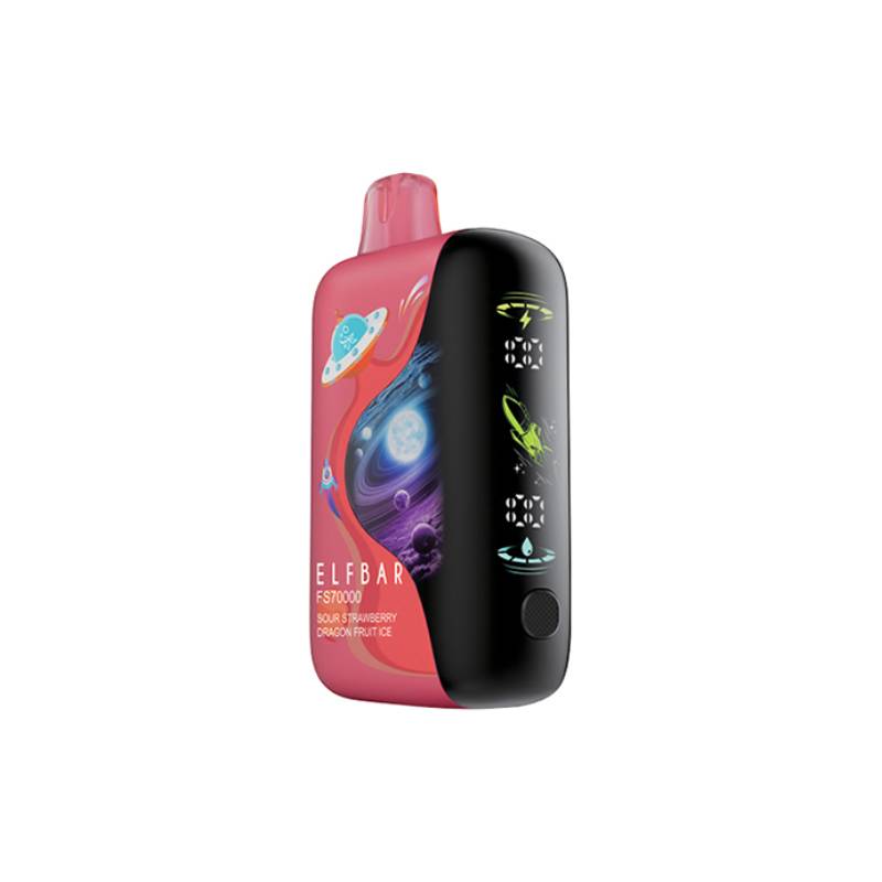 Elf Bar FS70K - Sour Strawberry Dragon Fruit Ice Disposable Vape