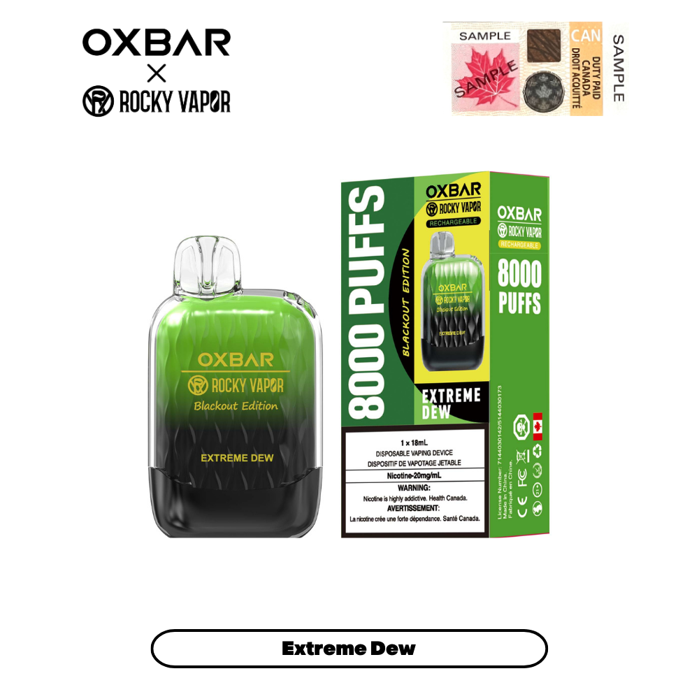 Oxbar G8000 Extreme Dew Disposable Vape