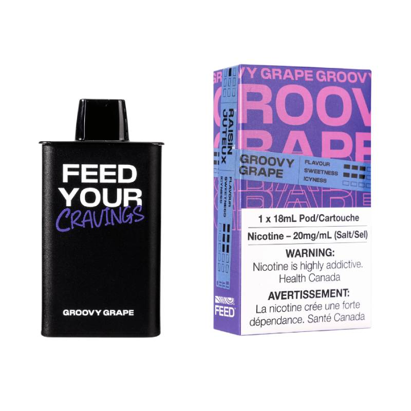 FEED 9K Pods - Groovy Grape, 9000 Puffs