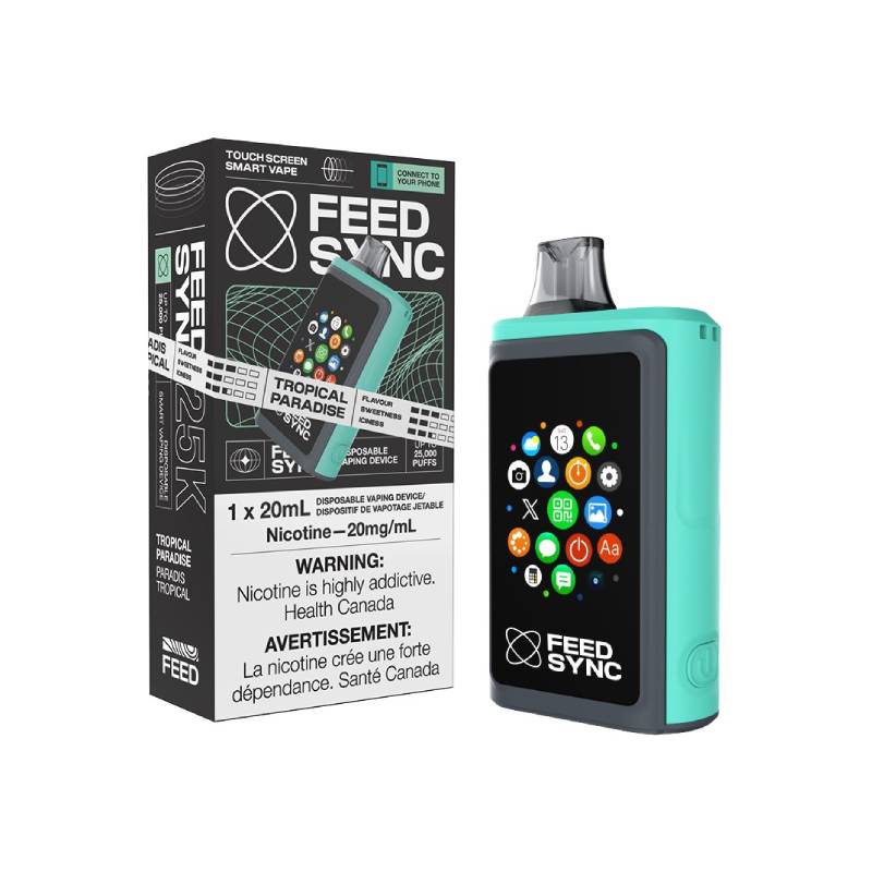 paradise vape disposable FEED Sync 25K E-liquid Capcity:2ml Bulk Buy blu Pro e-cigarette Refillable