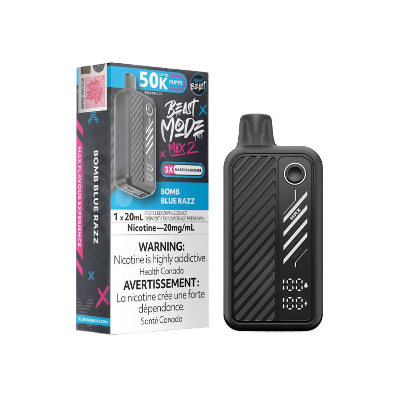 Flavour Beast - Beast Mode Max 2 50K Bomb Blue Razz