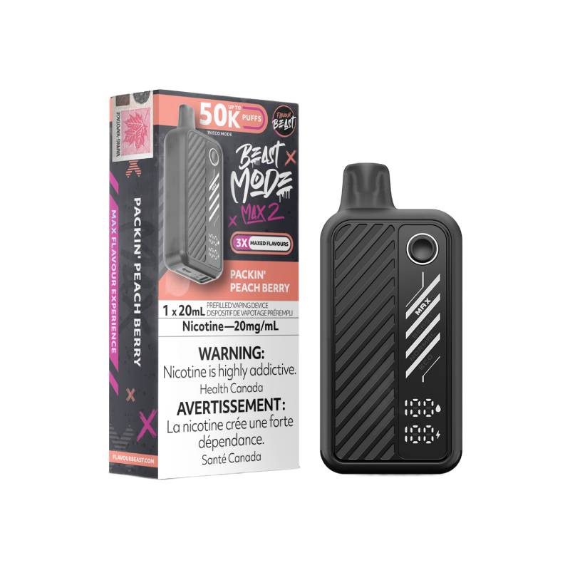 Flavour Beast - Beast Mode Max 2 50K Packin' Peach Berry