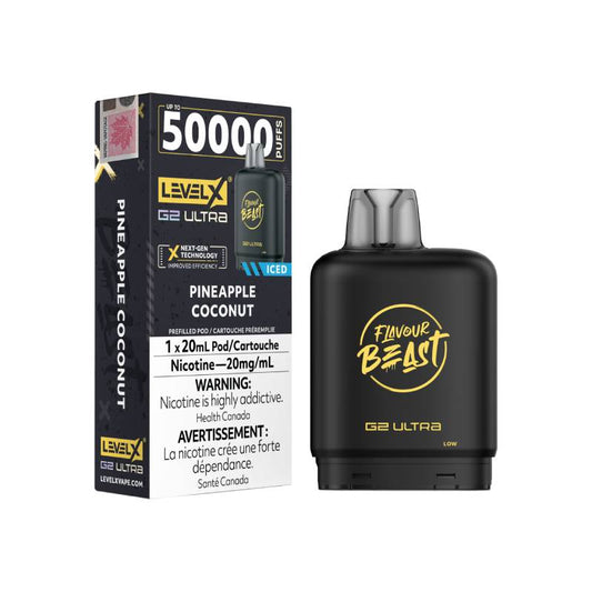 Level X Flavour Beast G2 Ultra Pod 50K - Pineapple Coconut Iced