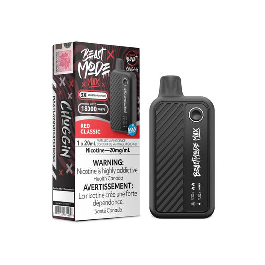 Flavour Beast Mode Max 18k Disposable Vape Red Classic