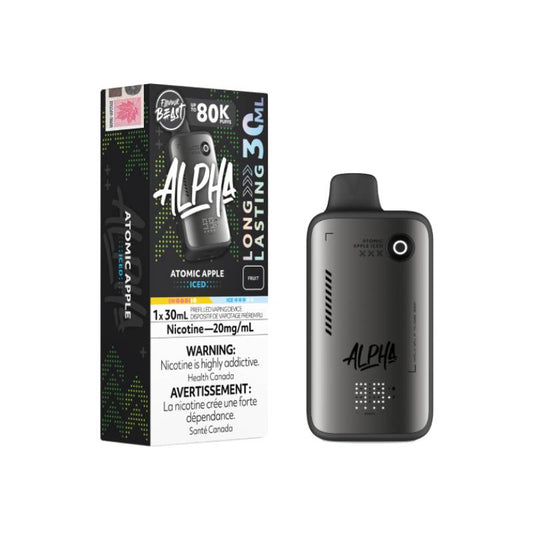 Flavour Beast - Alpha Atomic Apple Iced 80K Disposable Vape