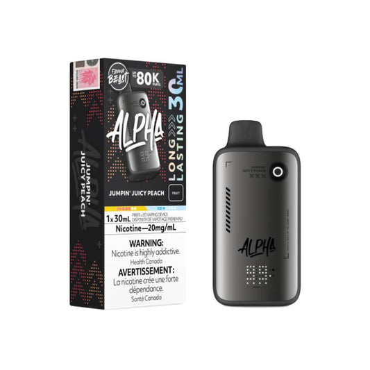 Flavour Beast - Alpha Jumpin' Juicy Peach 80K Disposable Vape