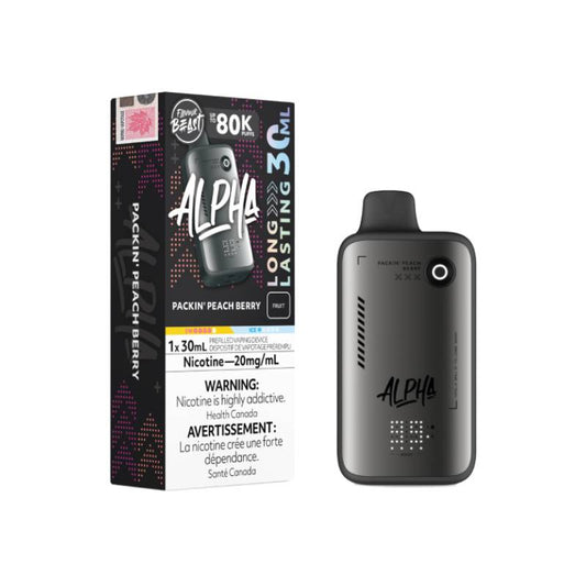 Flavour Beast - Alpha Packin' Peach Berry 80K Disposable Vape