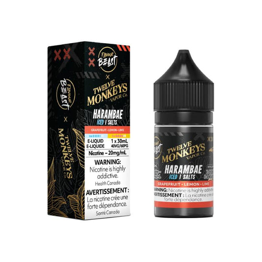 Flavour Beast X Twelve Monkeys Salts - Harambae Iced
