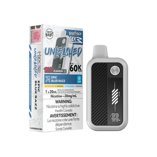 Flavour Beast - Beast Mode Max 3 60k Epic Blue Razz Iced