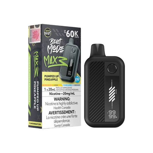 Flavour Beast - Beast Mode Max 3 60k Pumped Up Pineapple Iced