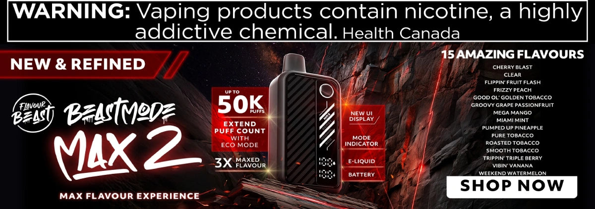 Flavour Beast Beast Mode Max 2 50K Disposable Vape Montreal shipping website