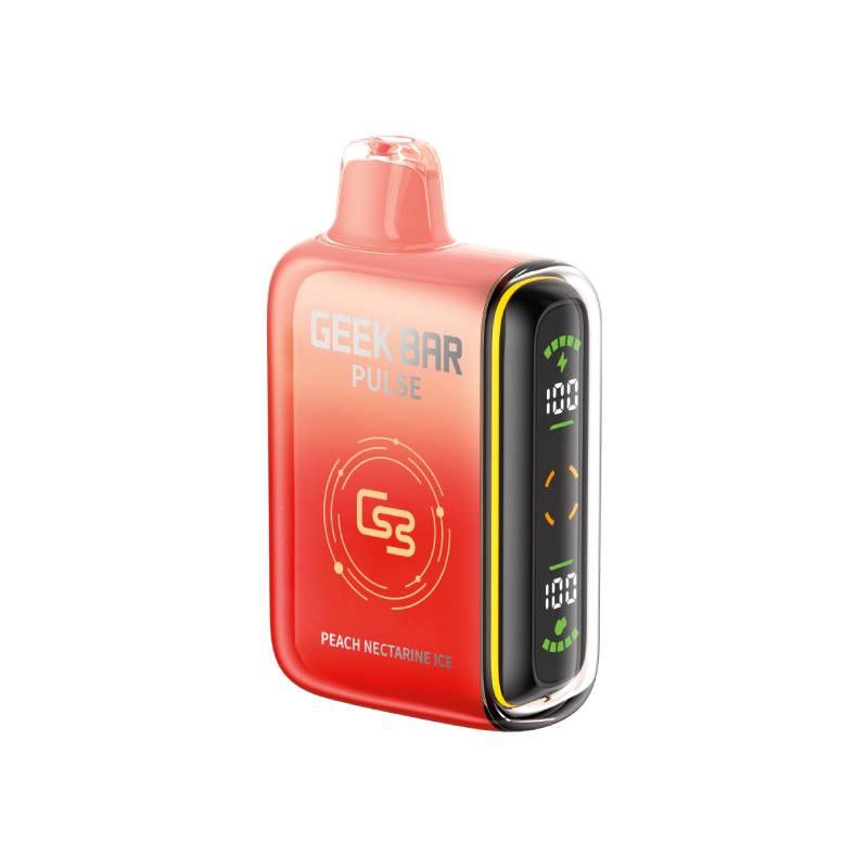 Geek Bar Pulse 9000 Puffs Peach Nectarine Ice Disposable Vape Vapeluv Vapeshop Geek Bar Pulse 9000 Puffs Peach Nectarine Ice Disposable Vape Vapeluv Vapeshop