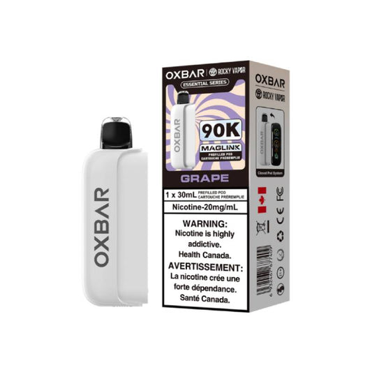Oxbar Maglink 90K Pre-Filled Pod - Grape (Essential Series)