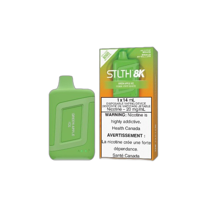 STLTH 8K Green Apple Ice Disposable Vape