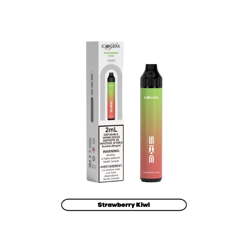 Icon Bar Synthetic 50 Nicotine Disposable Vape Strawberry Kiwi