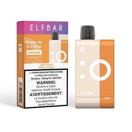 Elf Bar EW9000 Starter Kit - Juicy Peach, 9000 Puffs