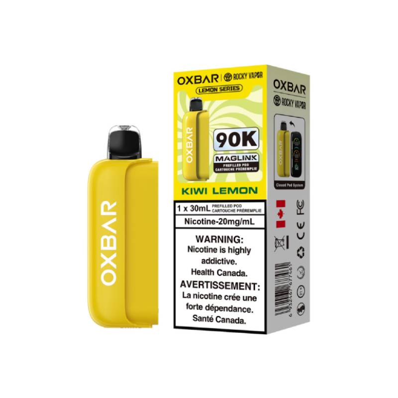Oxbar Maglink 90K Pre-Filled Pod - Kiwi Lemon (Lemon Series)