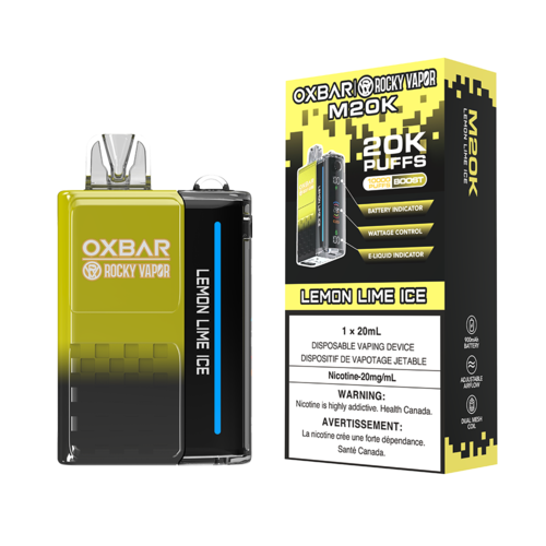 Oxbar M20K Disposable Vape - Lemon Lime Ice, 20000 Puffs Vapeluv Vapeshop Oxbar M20K Disposable Vape - Lemon Lime Ice, 20000 Puffs Vapeluv Vapeshop