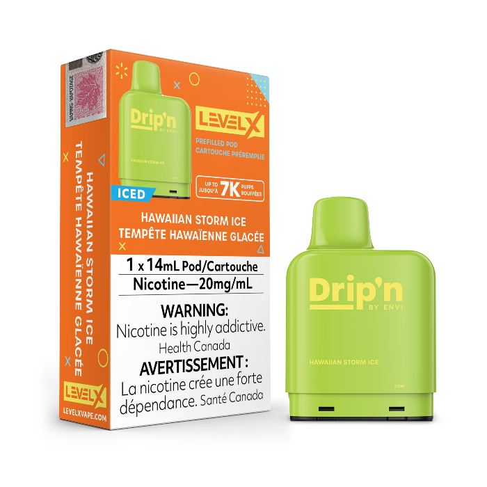 Envi Drip'n Hawaiian Storm Ice Level X Pod