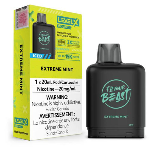 Level X Boost Series Pod - Extreme Mint, 15000 Puffs