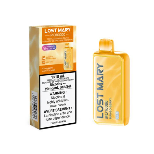 Lost Mary MO10000 Disposable Vape - Mango Berry, 10000 Puffs