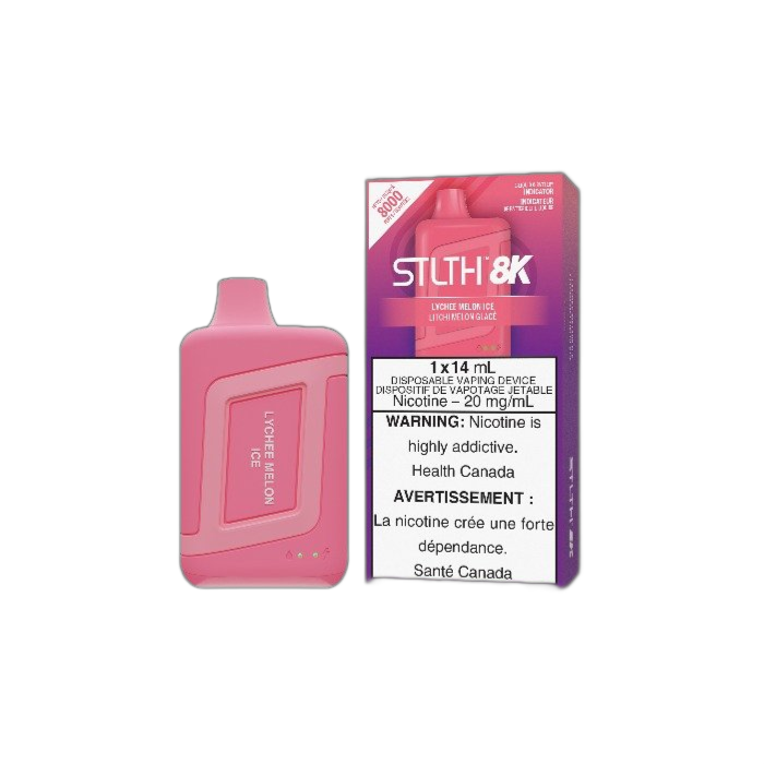 STLTH 8K Lychee Melon Ice Disposable Vape