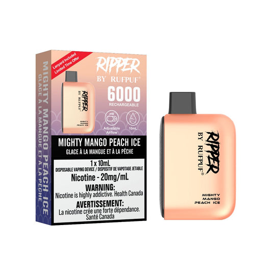 GCORE RufPuf Ripper 6000 Mighty Mango Peach Ice