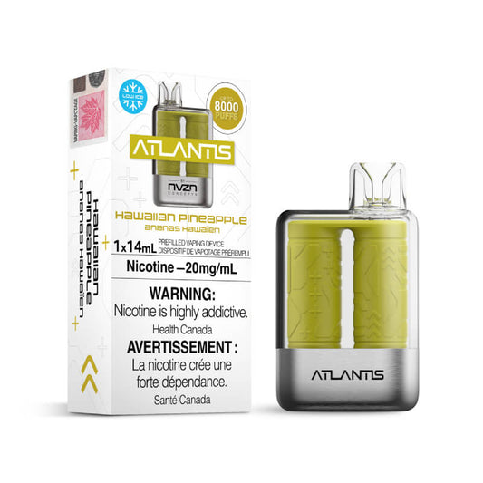 NVZN Atlantis Disposable Vape - Hawaiian Pineapple, 8000 Puffs