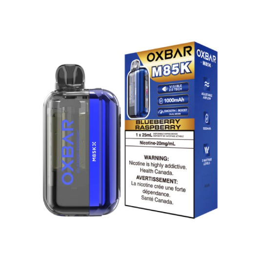 Oxbar M85K Disposable Vape Blueberry Raspberry 85K Puffs