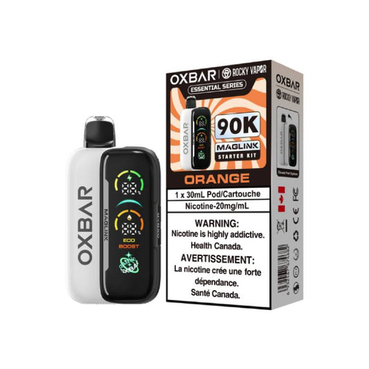 Oxbar Maglink 90K Essential Series Starter Kit - Orange