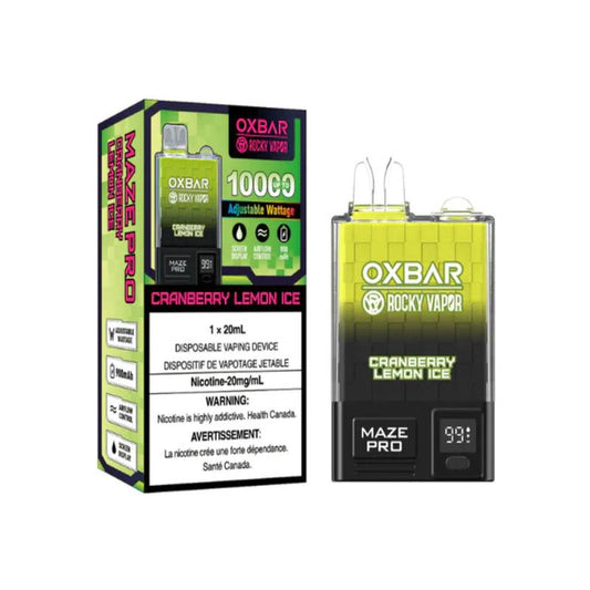 Oxbar Maze Pro Disposable Vape - Cranberry Lemon Ice, 10000 Puffs