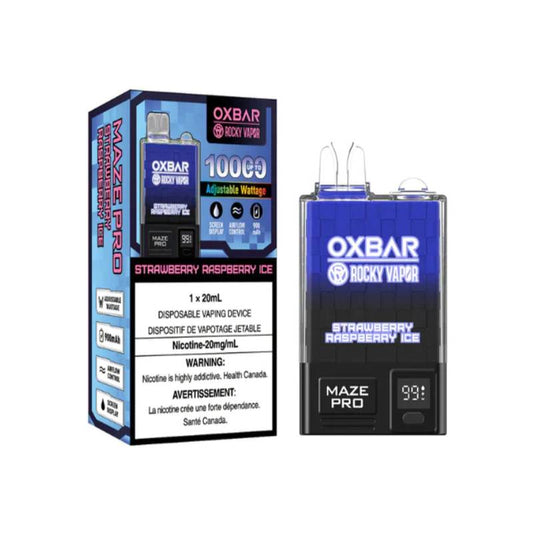 Oxbar Maze Pro Disposable Vape - Strawberry Raspberry Ice, 10000 Puffs